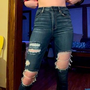 AEO Super Stretch High Rise Skinny Jeans